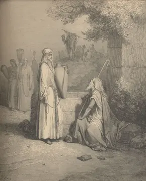 Eliezer and Rebekah